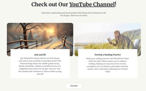 screenshot of Thewhistletreeproject.com home page images