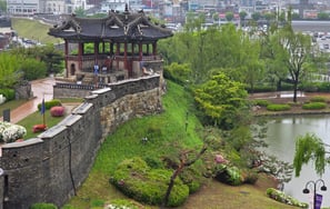 Hwaseong Fortress corner pavilion