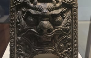 Beast face roof tile