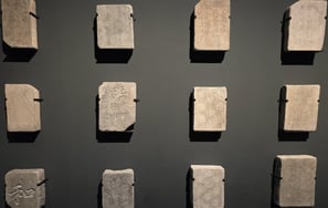 Joseon examples of king's calligraphy carved in stone
