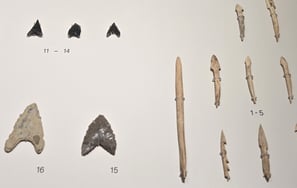 Neolithic arrowheads and barbed points
