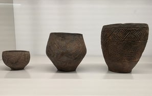 Neolithic pots of different size