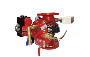Dry alarm valve