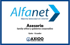 logotipo alfanet cliente axioo