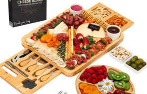 Valentines Day Gift for Her Cheese Board