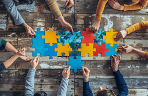 Collaborative team culture at Integrix – teamwork, innovation, and shared success