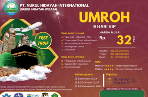 biaya umroh september oktober november 2024 vip