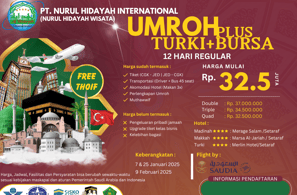 umroh plus turki bursa 2025 12 hari *4