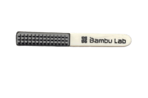 a black and white pen with a black and white pen
