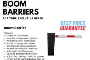 Boom Barriers for parking , toll and traffic management