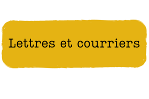 lettres et courriers