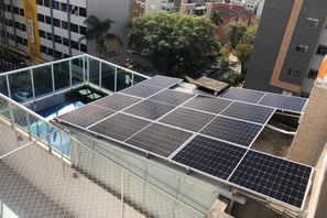 instalação de sistema solar