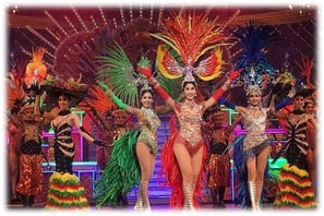 a group of dancers performing in a show 
