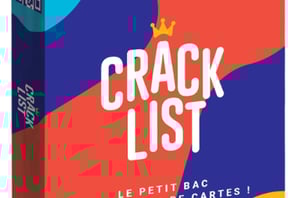 CRACK LIST - Jeu du Petit bac - Jeu de Cartes - Jeu d'ambiance - entre amis et en famille - 10 ans e