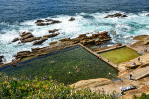 The Blue Pool of Bermagui