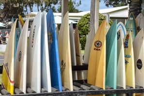 Surfboards in Torquay, Great Ocean Road