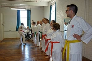 Adult Testing in old CSKC Dojo