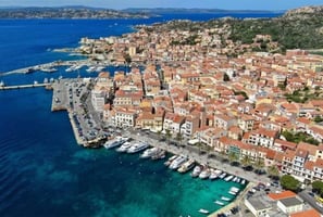 La Maddalena Città vista dall'alto