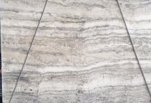 Silver Travertine Slabs