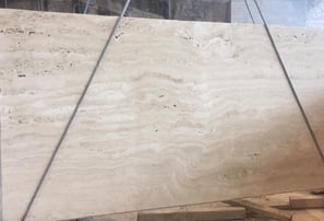 White Travertine Slabs