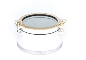300mm opening porthole Steel and brass