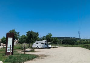 autocaravana en área penedés