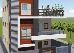 G + 2 BUILDING