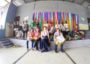 Banda de Marchinha de carnaval criada para o projeto de resgate À cultura popular na rede Sesc 