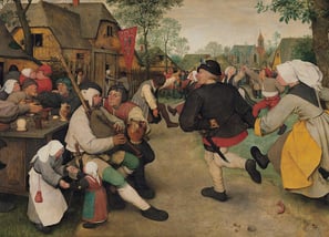 The Peasant Dance, Pieter Bruegel the Elder, 1567, Kunsthistorisches Museum, Vienna