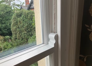 new double glazed timber sash window