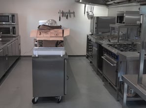 commercial kitchen clean