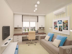  Zone d'étude pour la chambre d'enfant