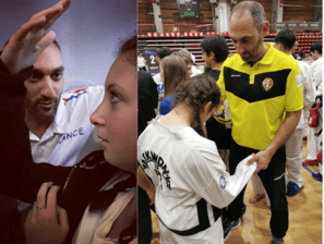 stephane verrando hypnotherapeute hypnotise sur le terrain des sportifs pour leur preparation mental
