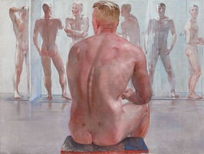 Aleksandr Deyneka, After the Battle (1944)
