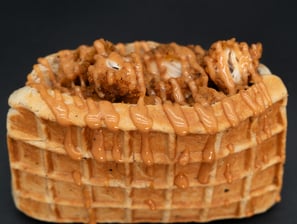classic chicken stuffed waffle
