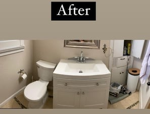 Vanity Install, Remove Pedestal Sink, Hook Up Faucet, plumbpros, plumbprostx