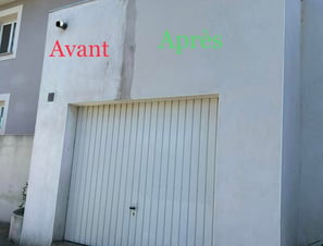 Nettoyage et entretien façade , avant et après