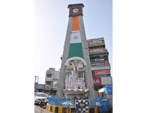 An image showing Karnal clock tower