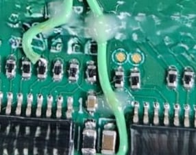 Nano resistor stiching