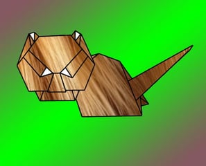origami gatto
