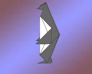 Origami di un Pinguino