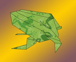 Origami Rospo