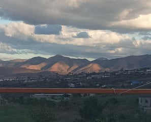 Afternoon mountain glow