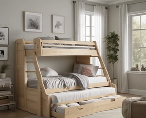 Trundle Bunk Beds With Mattresses paid limk.
