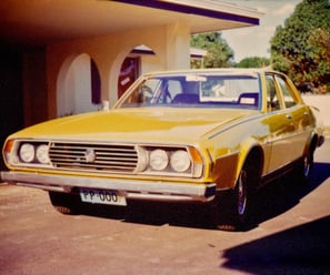 what possessed Peter Pickering to buy this lemon? This Leyland P76 was not long in Peter's driveway