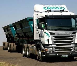 Off road and haulage truck on truck tyre size 315 80 r22.5