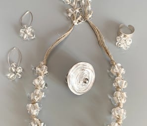 Parure Cristal - Eclat du verre de Murano pour cette sélection de pièces uniques.