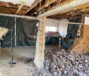 Demolition in full swing