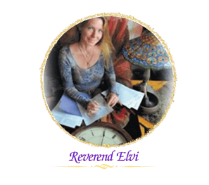 Picture of Elvi Morris doing a Numerology Reading