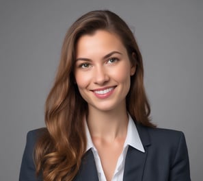 woman smiling wearing denim jacket